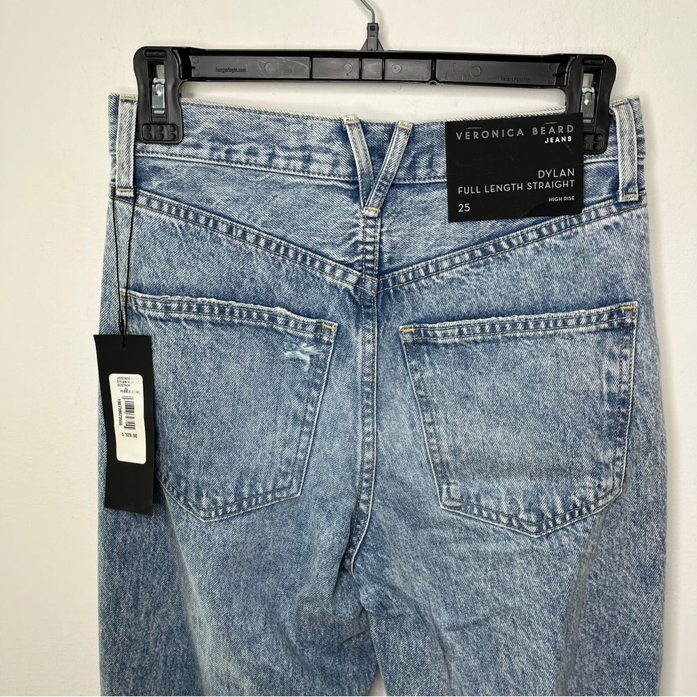 Veronica Beard Dylan High Rise Straight Jeans 25 - Picture 5 of 7